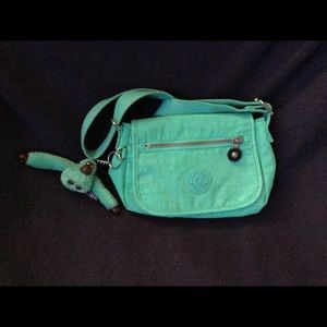 Kipling Sabian crossbody. - small bright teal
